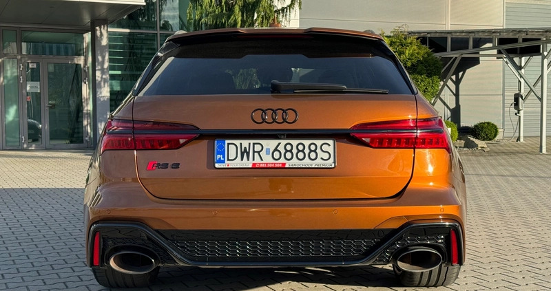 Audi RS6 cena 504999 przebieg: 76000, rok produkcji 2021 z Zduny małe 781